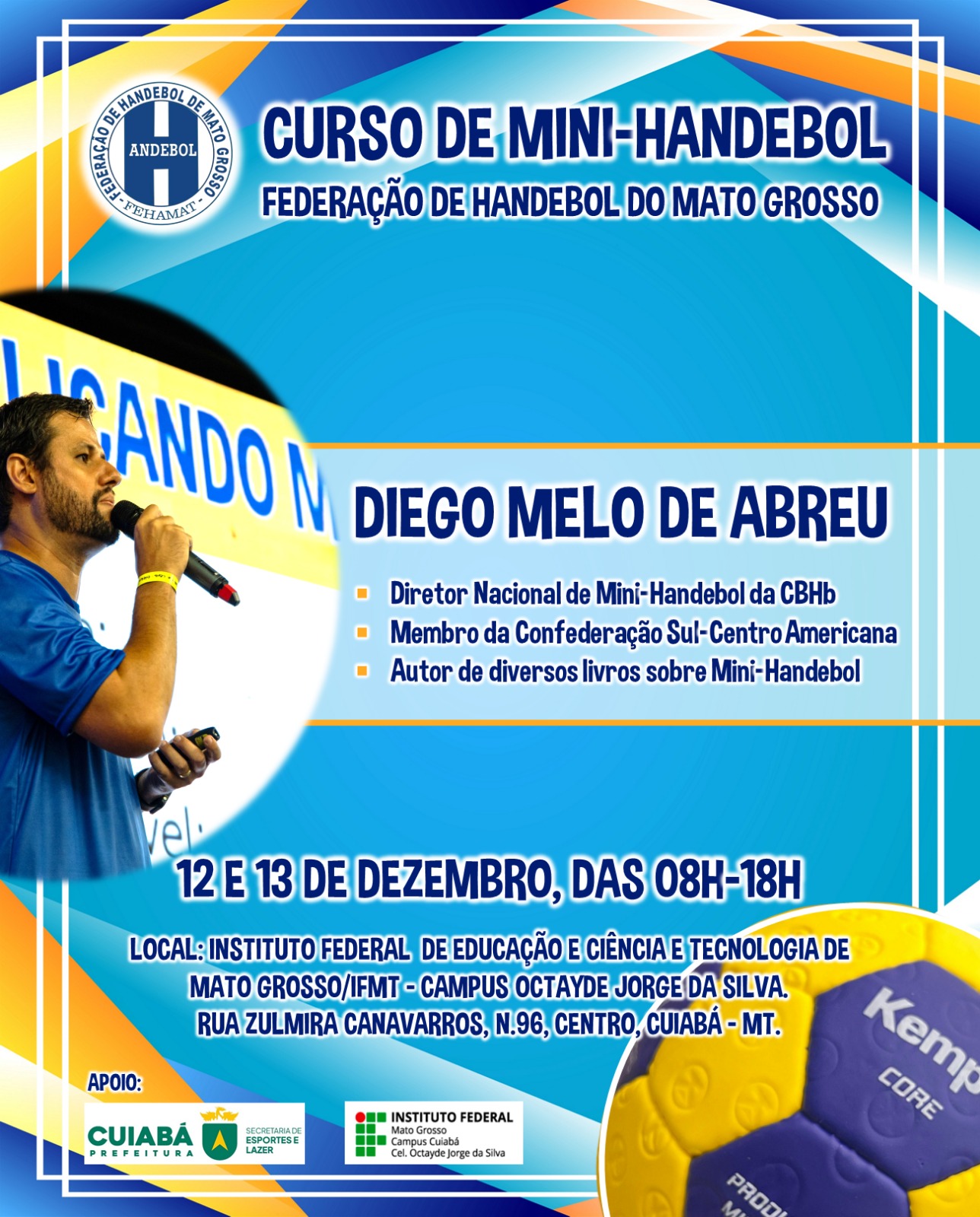 Curso de Mini-Handebol FEHAMAT